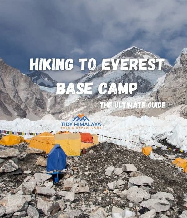 hiking to everest base camp