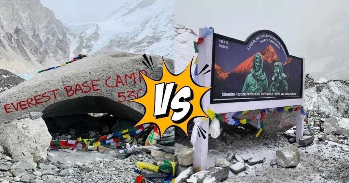 Everest Base Camp New Signboard