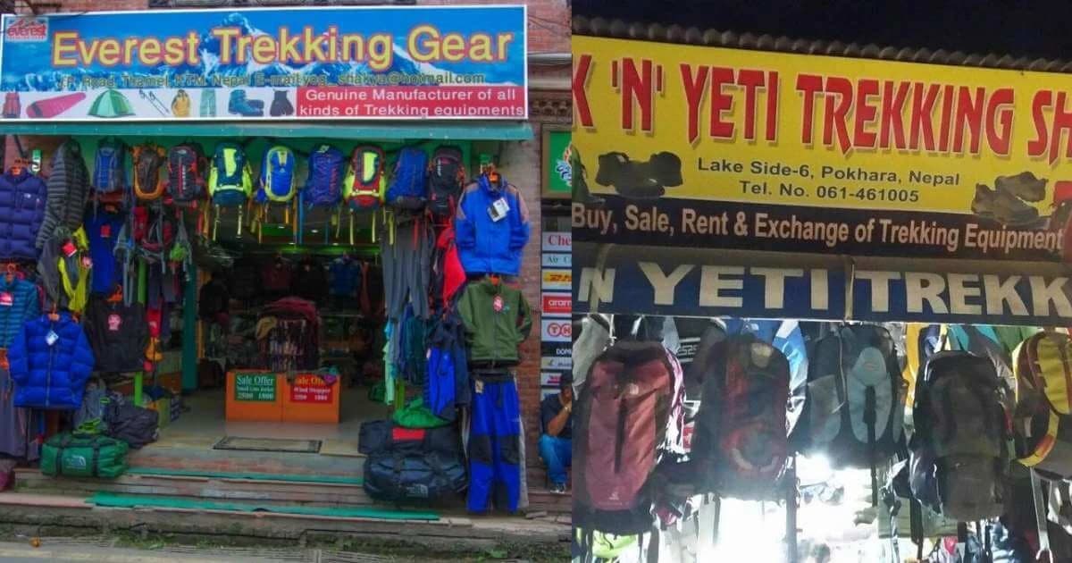 Where to Buy Trekking Gear in Nepal Tidy Himalaya