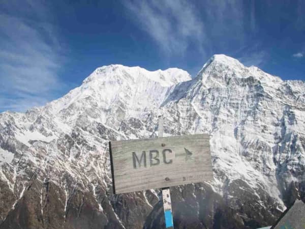 Mardi Base Camp Sign Board