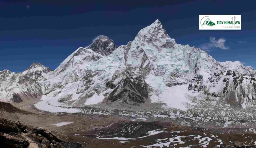 Panoramic view of himalayas from Kala Patthar