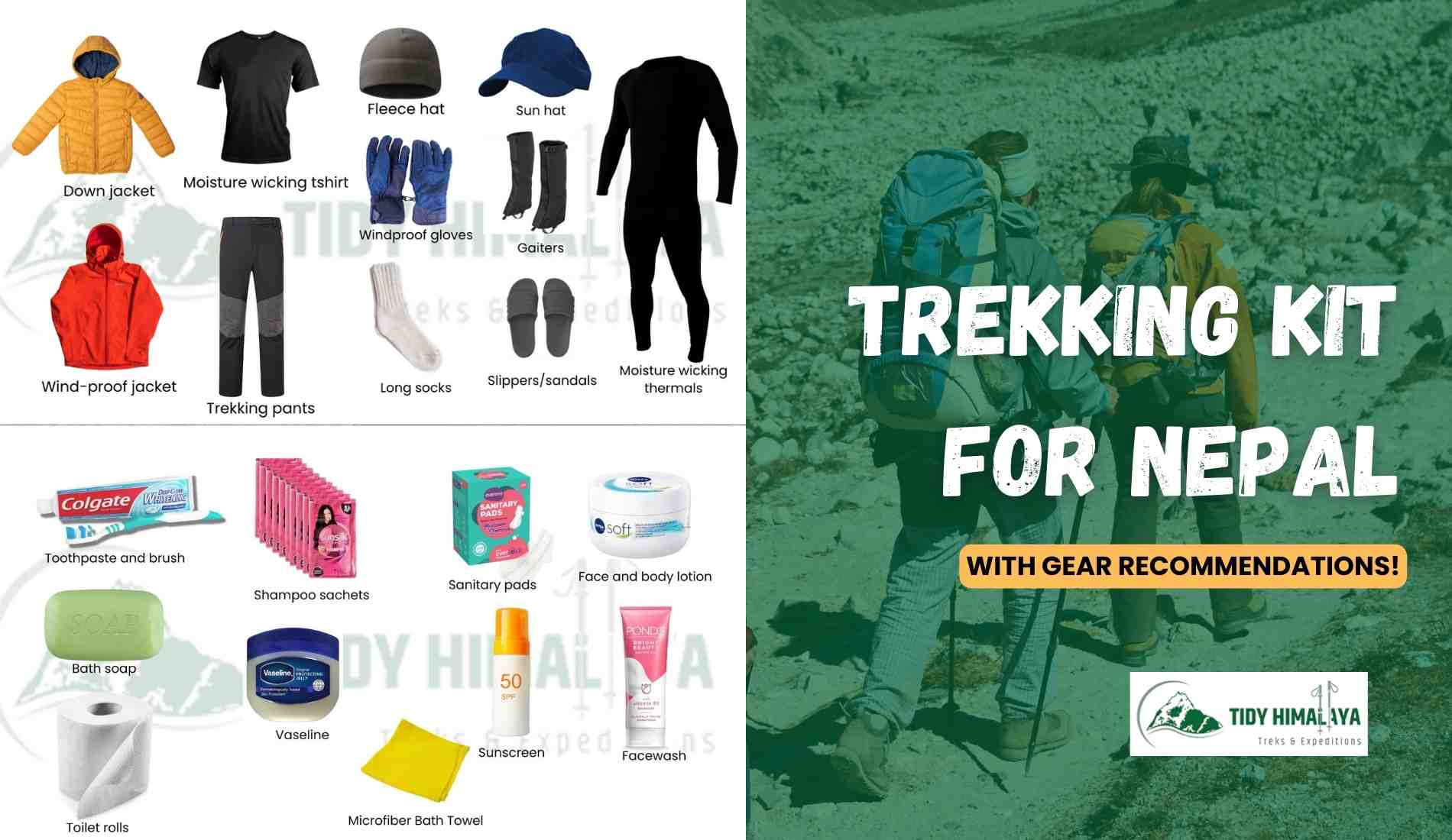 Trekking Kit by Tidy Himalaya