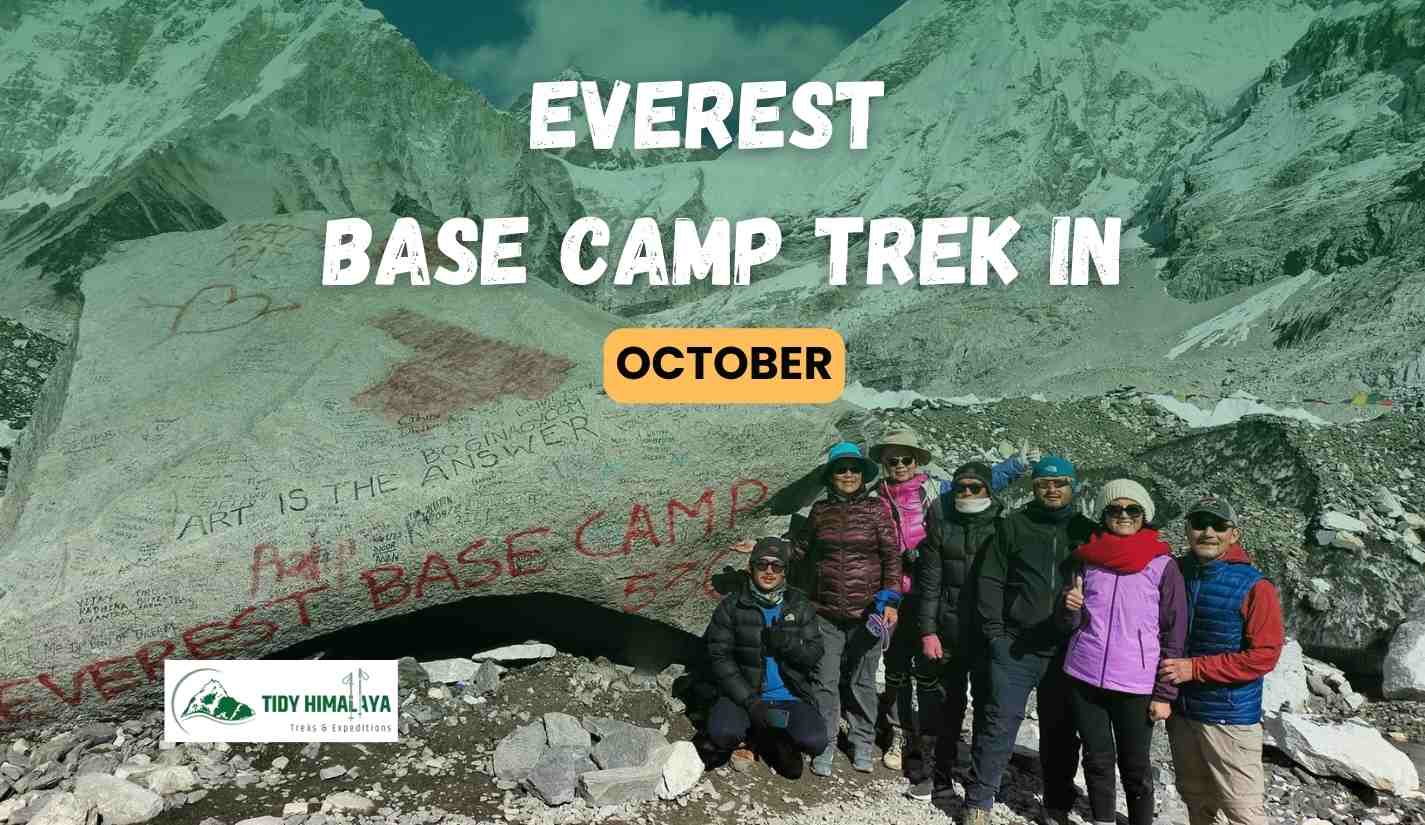 everest base camp trek in october by tidy himalaya