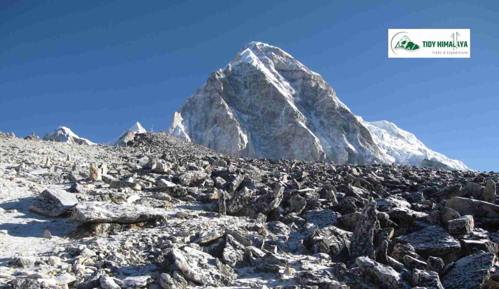 view of kalapatthar of sagarmatha national park