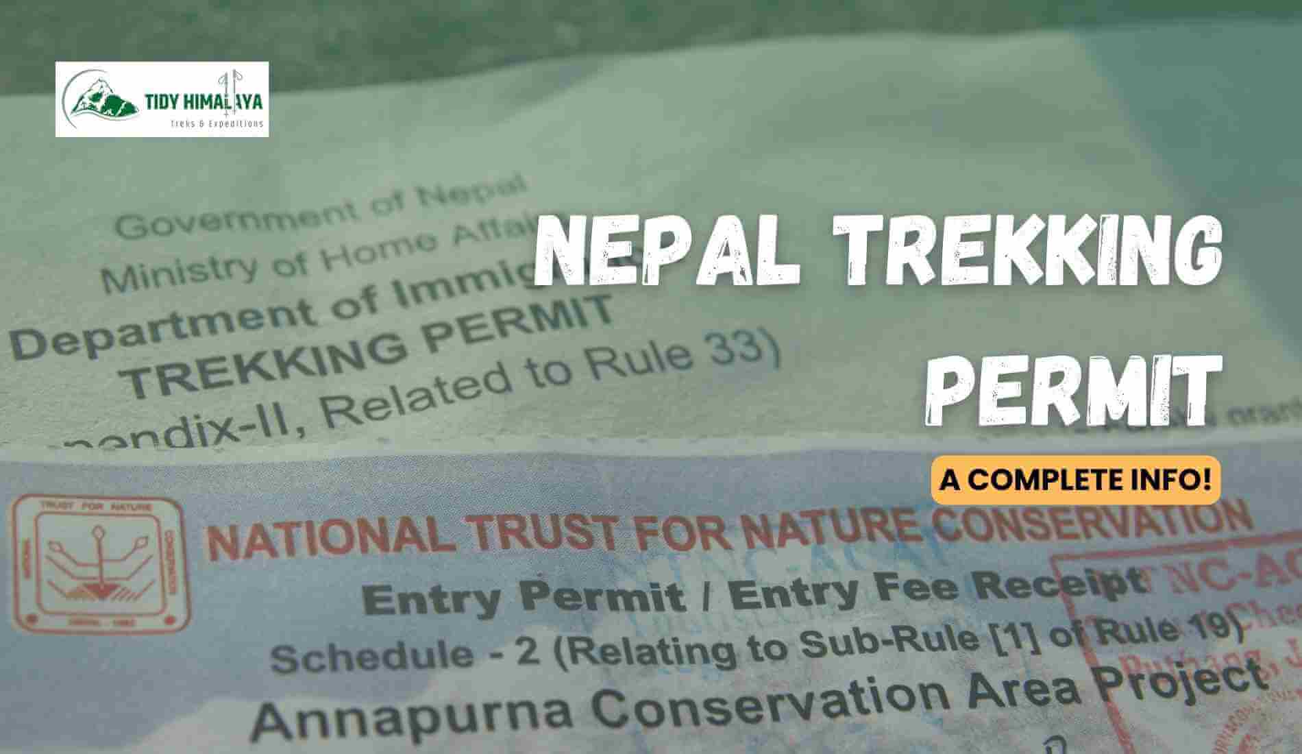 nepal trekking permit guide