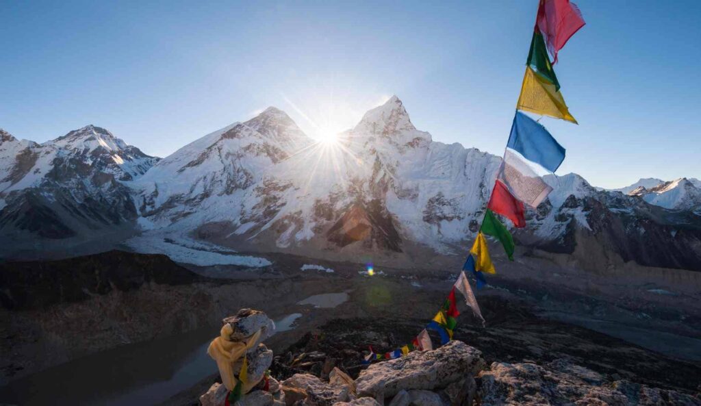 sunrise from the Kalapatthar view point