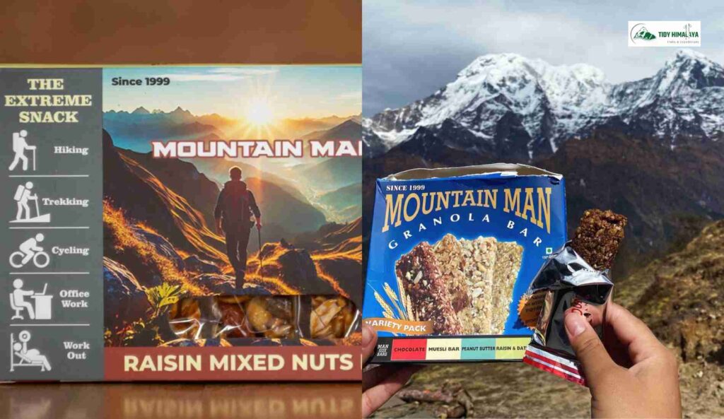 mix energy bar with higher protein for trekking time